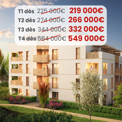ÉLOGE LYON 8e : Votre appartement au calme, en coeur d'îlot. Offre de printemps