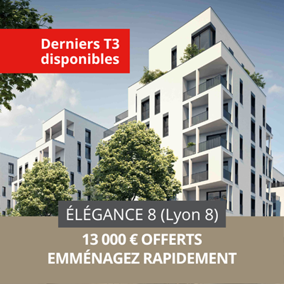 Élégance 8 : Livraison rapide, derniers T3 disponibles