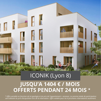 ICONIK LYON 8e : VOTRE APPARTEMENT AU CALME EN COEUR D'ÎLOT A LYON 8e