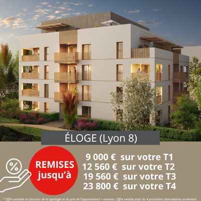 ÉLOGE LYON 8e : VOTRE APPARTEMENT AU CALME EN COEUR D'ÎLOT A LYON 8e