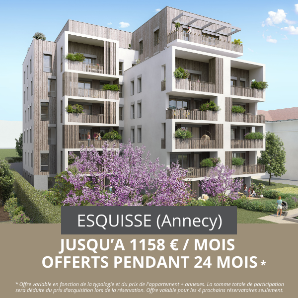 NOUVEAU ESQUISSE : VOTRE NOUVELLE ADRESSE UNIQUE A ANNECY